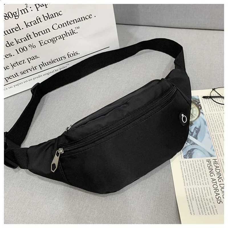 Travel Women Men Male Waist Bag Pack Casual Functional Belt Shoulder Sports Pouch Phone Money Chest Fanny Hip 240830Z
