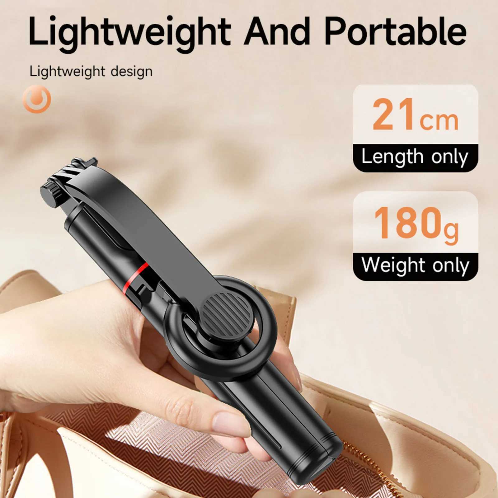 Magnetic Selfie Stick Tripod for Magsafe iPhone 15 14 13 12 Series Wireless Bluetooth Phone Tripod Stand for Travel LivestreamM240719