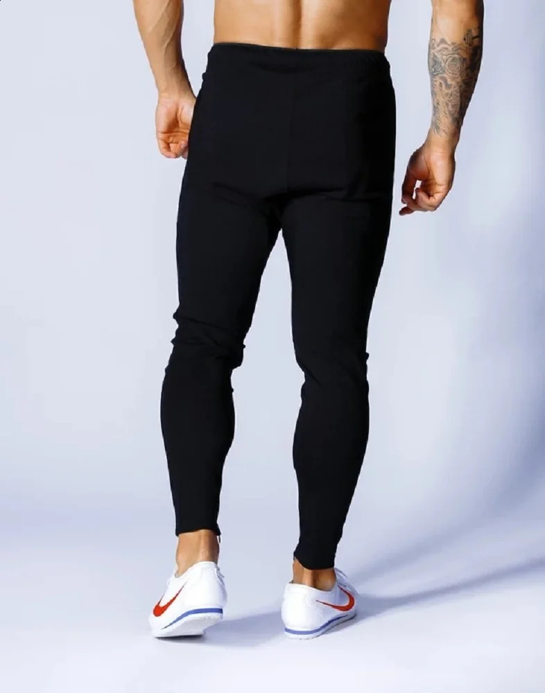 Mens casual color matching sports pants hiphop style slim fashion decal letter trend autumn 240718
