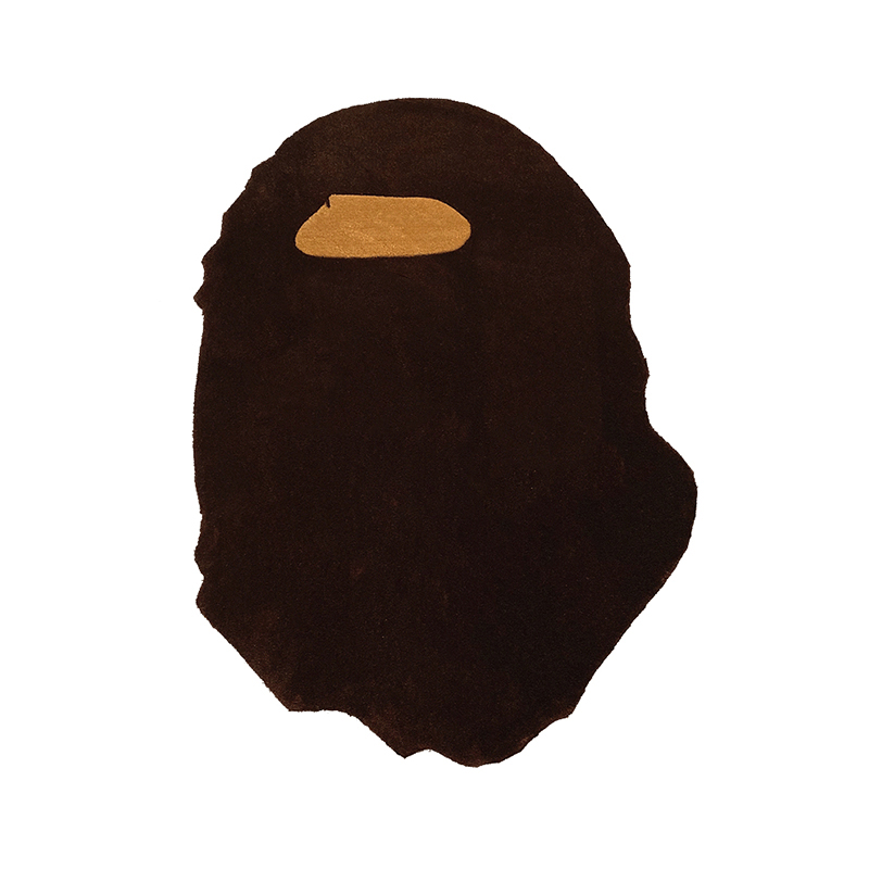 Home Furnishings Artistic Carpet Chimpanzees Head Custom Rug Hypebeast Collection Parlor Bedroom Playroom 3D Handmade Acrylic Yarn Trending Floor Mat 