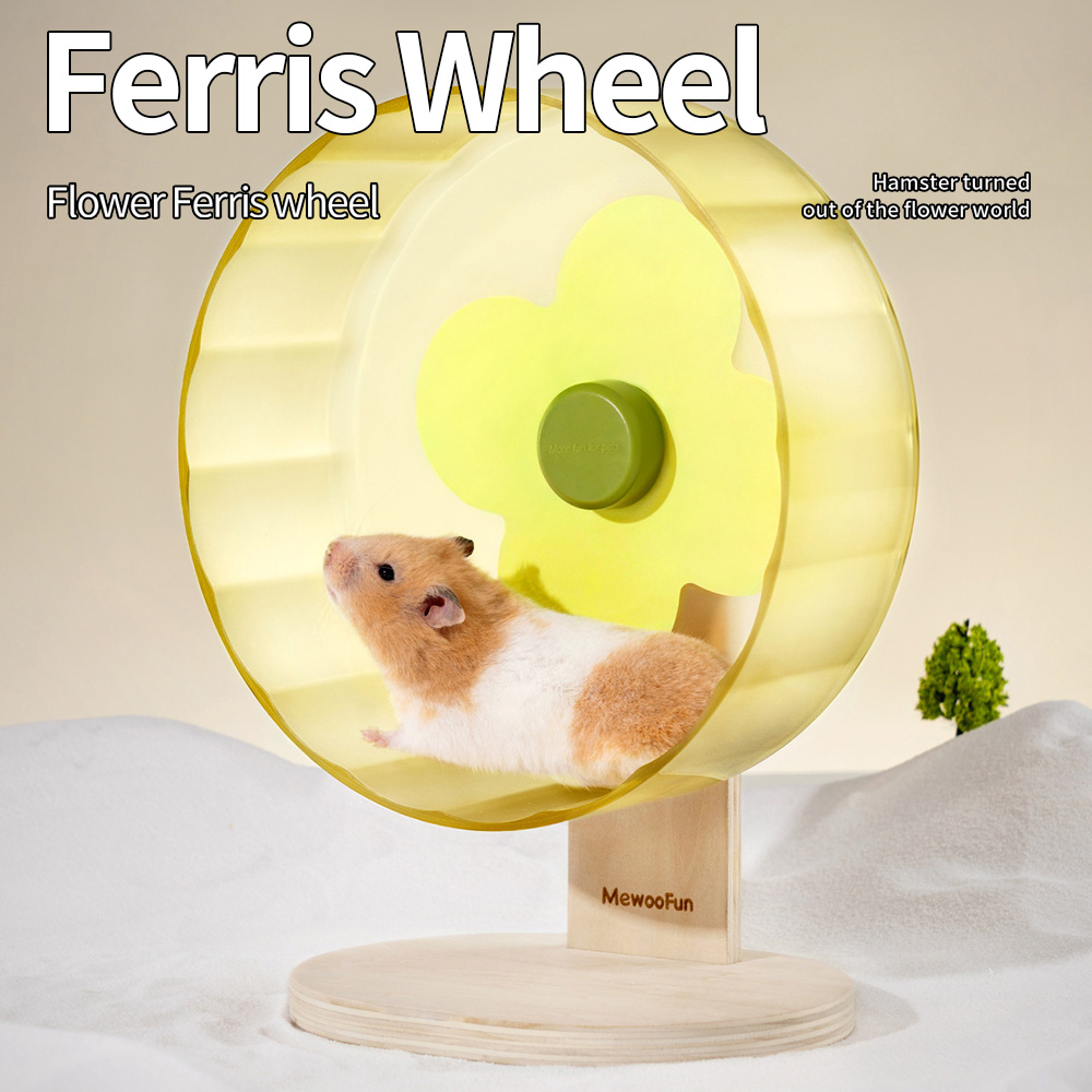 Hamster Wheel 22cm Large Chinchilla Sports Running Wheel Guinea Pig Gerbil Cage Accessories Toys Small Animals Exercise Supplies