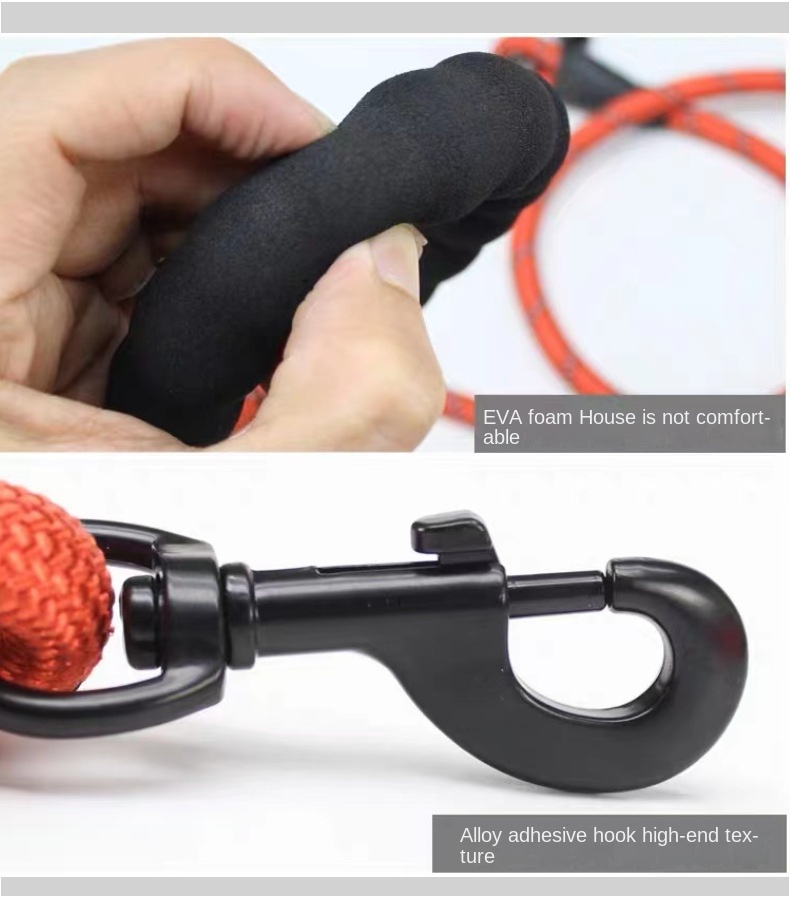 5/6 FT Strong Pet Dog Leash with Soft Padded Handle,Highly Reflective Rope Night Walking,360-Degree Rotating Metal Buckle Without Tangles, for Small L