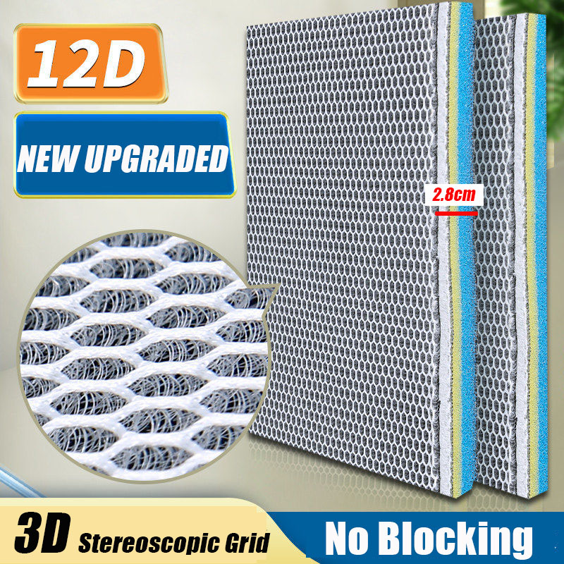 NEW 12D Aquarium Filter Media Bio Sponge 12-layer No Glue High-density Fish Tank Pond External Filter Cotton Skimmer Accessories