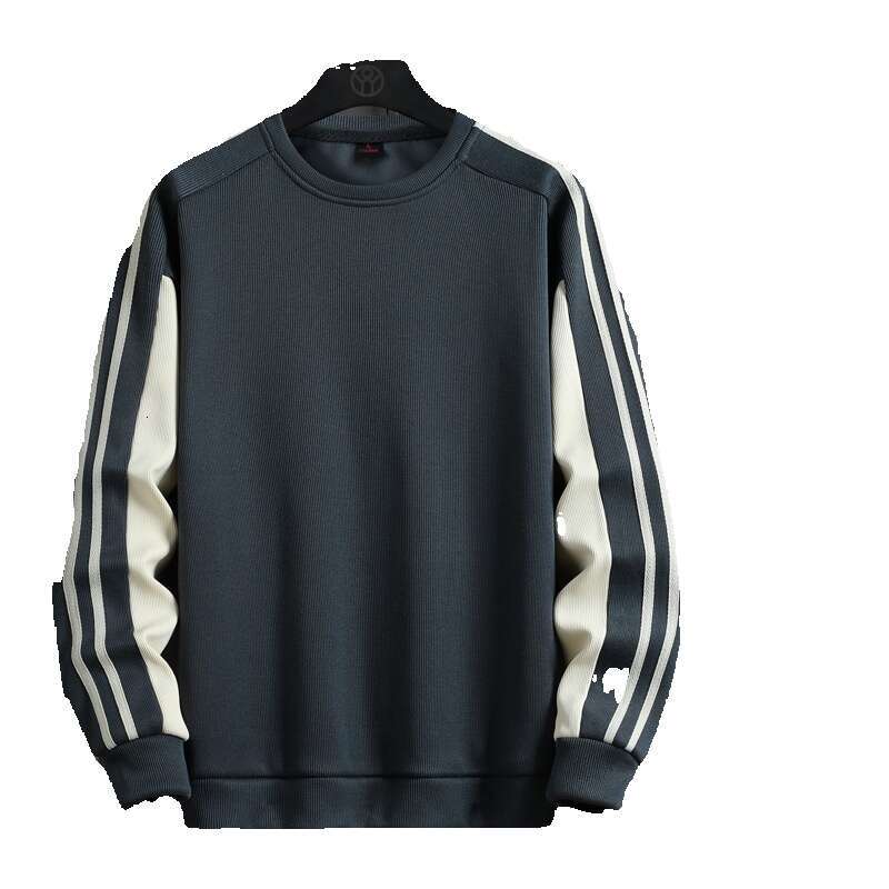 Men's 2024 Spring New Versatile Long Sleeved T-shirt Pullover Round Neck Hoodie Men's Base Shirt Large Size Sweet Outstanding Sweatshirt Wom