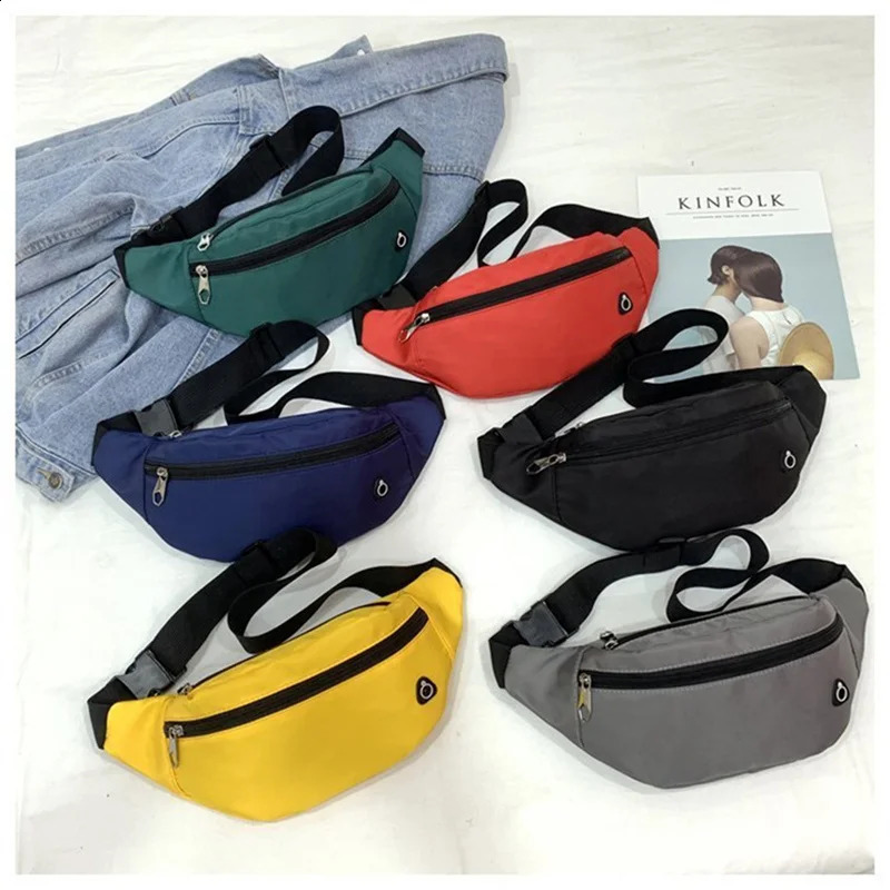 Travel Women Men Male Waist Bag Pack Casual Functional Belt Shoulder Sports Pouch Phone Money Chest Fanny Hip 240830Z
