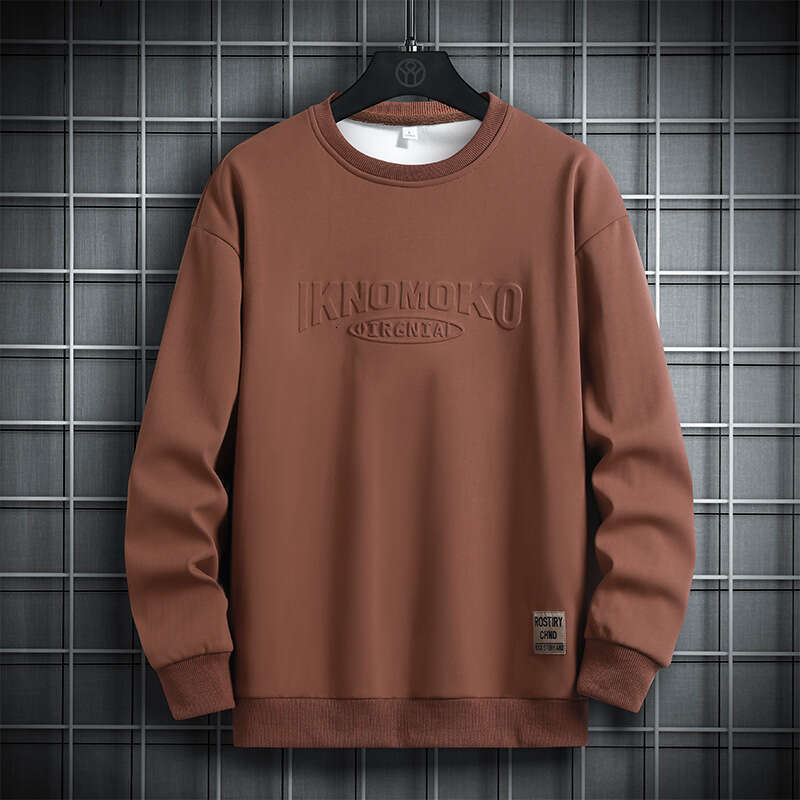 2024 Sweater Edition Korean Loose Fit Casual Long Sleeve T-shirt Autumn Coat Large Top Men's Men Hoodie Zip Hoodie Polo Jacket Mens Hoodie Sweats