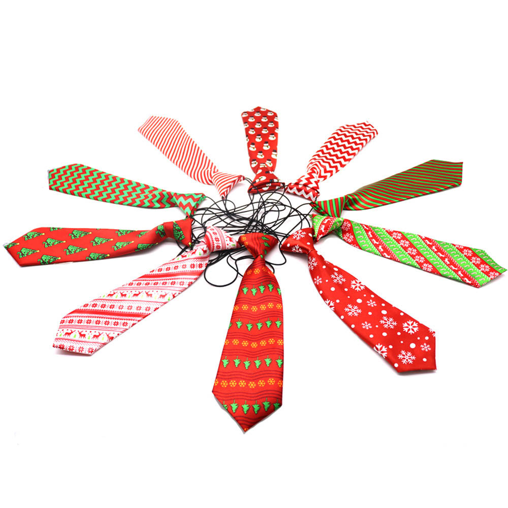 1Pcs Pet Dog Large Neckties Adjustable Christmas Elements Grooming Accessories Formal Tie Large Dogs Bowtie Pet Supplies