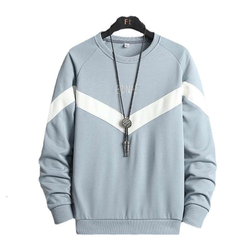 2024 Hoodie Spring New Round Neck Pullover Top Loose Base Shirt Men's Trendy Long Sleeved T-shirt Men Zipper Hoddies Designer Zip Hoodie Designer