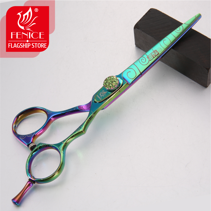 Fenice Personal 6 inch Pet Grooming Scissors Straight Teddy Dog Cat Cutting Thinning Shears Kit Tesoura Para Animal Hair Shears