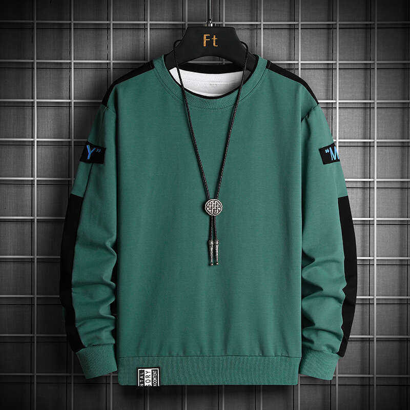 2024 Spring New Long Sleeve T-shirt Ins Korean Edition Hoodie Bottom Shirt Casual Loose Top Men's Wear Y2k Pink Desinger Hoodie Zip Up Hoodie Men