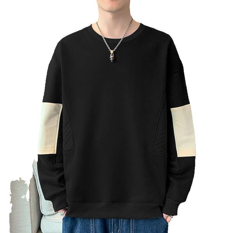 300g 2024 Autumn New Casual Versatile Youth Handsome Long Sleeved T-shirt Round Neck Men's Hoodie Flower Hoodie Designer Hoodrich Hoodies Women