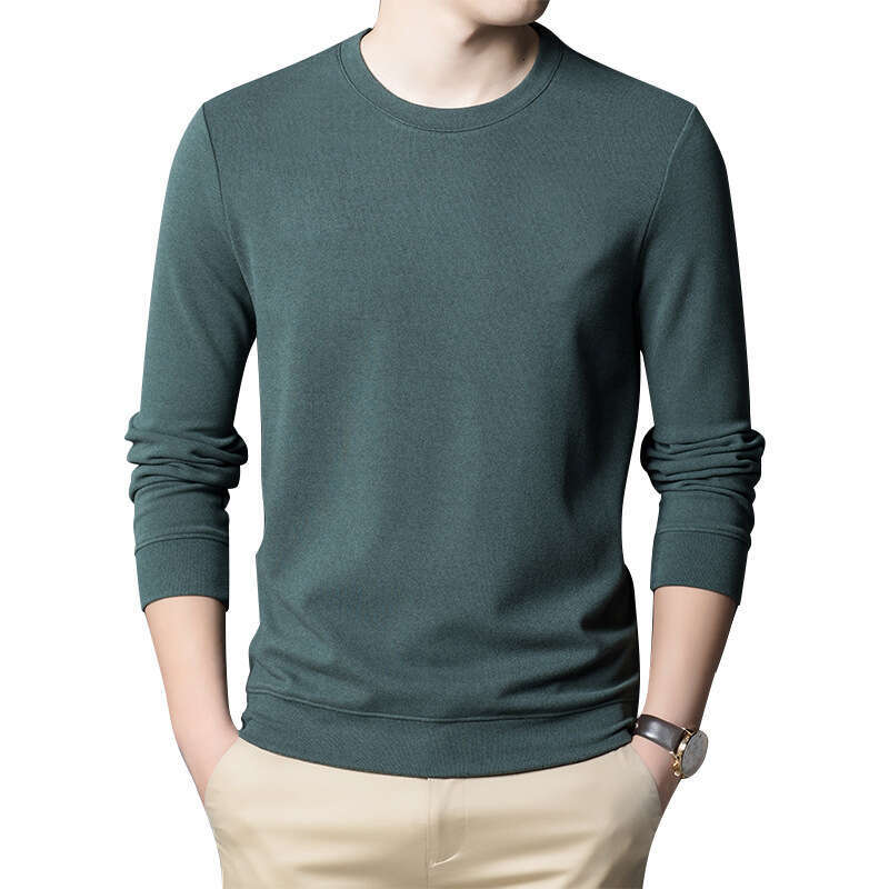 Men's Sweater 2024 Autumn New Long Sleeved T-shirt Nano Velvet Business Men's Bottoming Shirt Tiktok Same Style Zipper Designer Hoodie Desig
