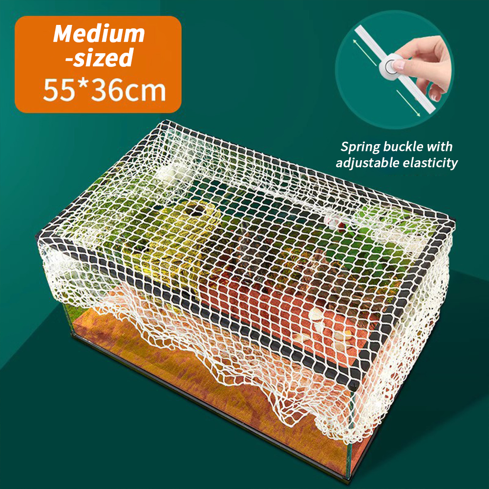 Fish Tank Mesh Net Screen Cover Replacement Clear Mesh Netting Air Screen Aquarium Covering For Anti Fish Shrimp Jumping