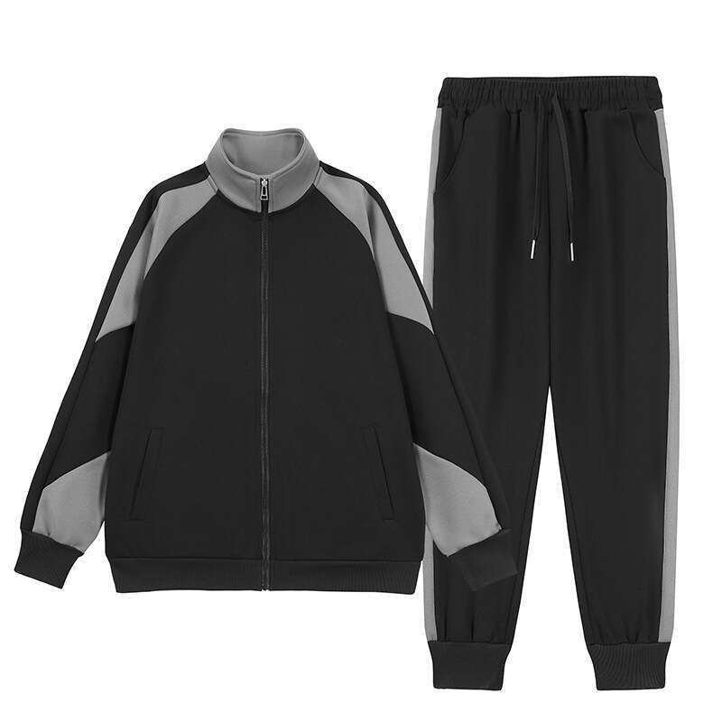 Sports Suit 2024 Spring New Cardigan Sweatshirt Fitness Running Casual and Womens Sports Suit Mens Clothing Hip-hop Style Overalls Pants Trousers Cart