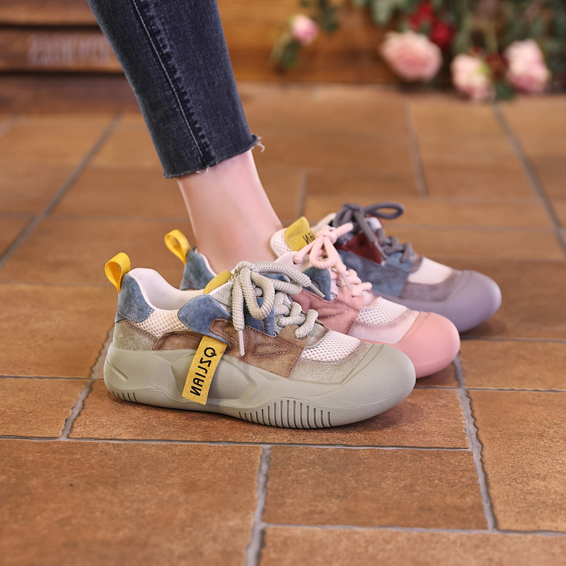 Women Soft Ddmysports Casual Shoes Design Sense Versatile Fashion Vintage Style Print Star Free Shipping Outdoor