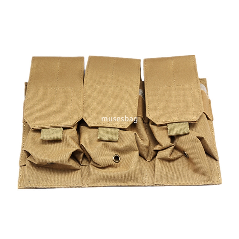 Molle triple accessory bag Tactical vest backpack special bag Tactical equipment bag fan bag
