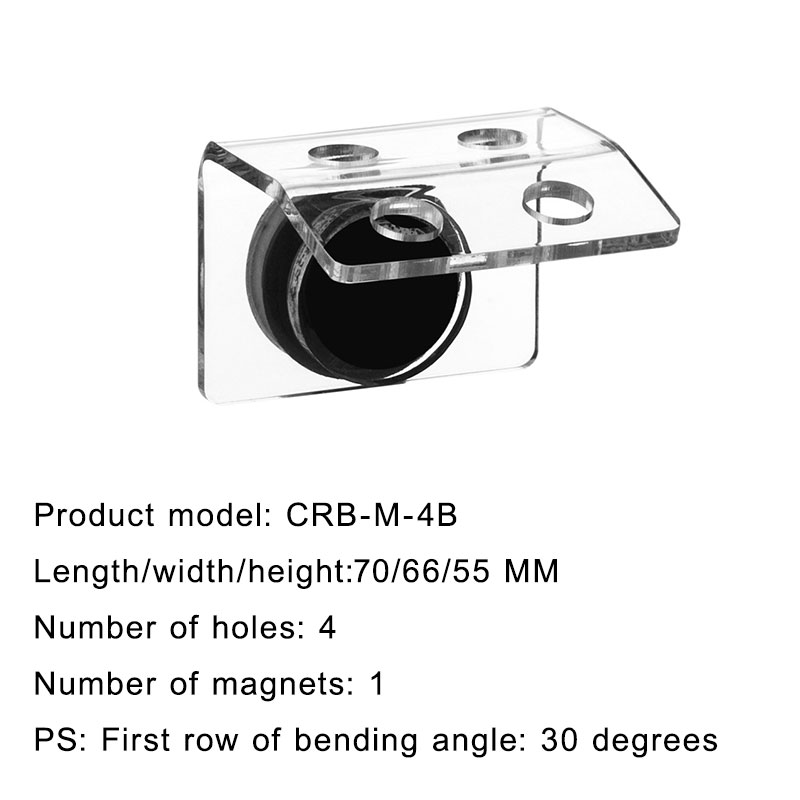 Marine Sources Aquarium Acrylic Magnetic Coral Frag Racks Plug Holder Bracket for 15mm Glass Thickness