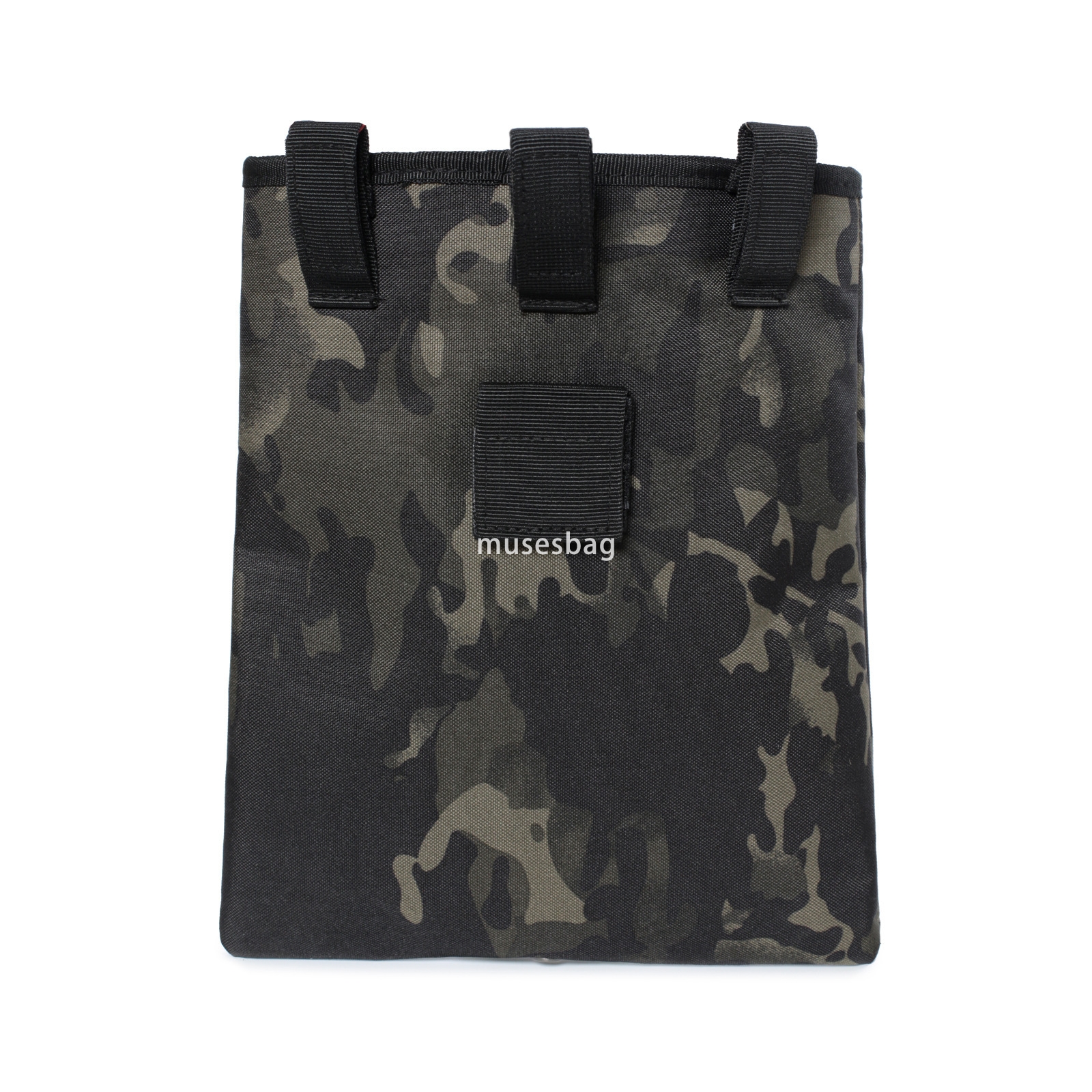 Outdoor tactical large recycling bag Multi-functional debris storage tool bag Camouflage army fan drawstring Fanny pack