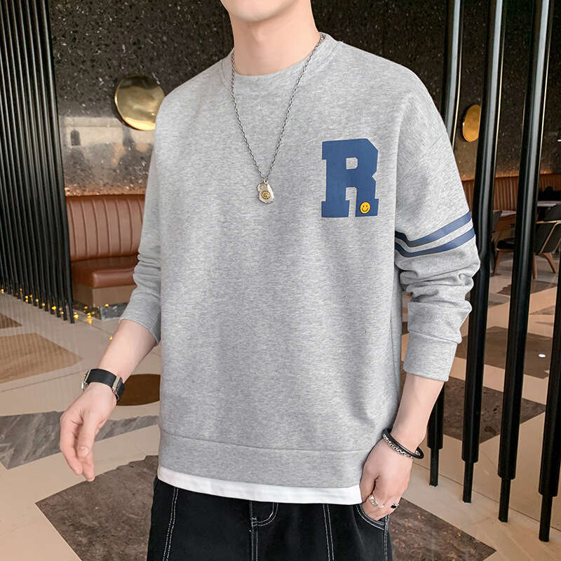 Men's Sweater 2024 New Spring and Autumn Season T-shirt Loose Round Neck Long Sleeved Bottom Top Shirt Sweet Designer Jacket Designer Clothes Wom
