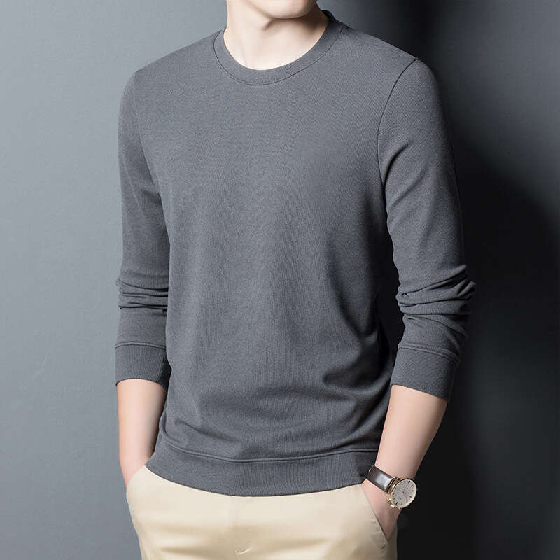 Men's Sweater 2024 Autumn New Long Sleeved T-shirt Nano Velvet Business Men's Bottoming Shirt Tiktok Same Style Zipper Designer Hoodie Desig