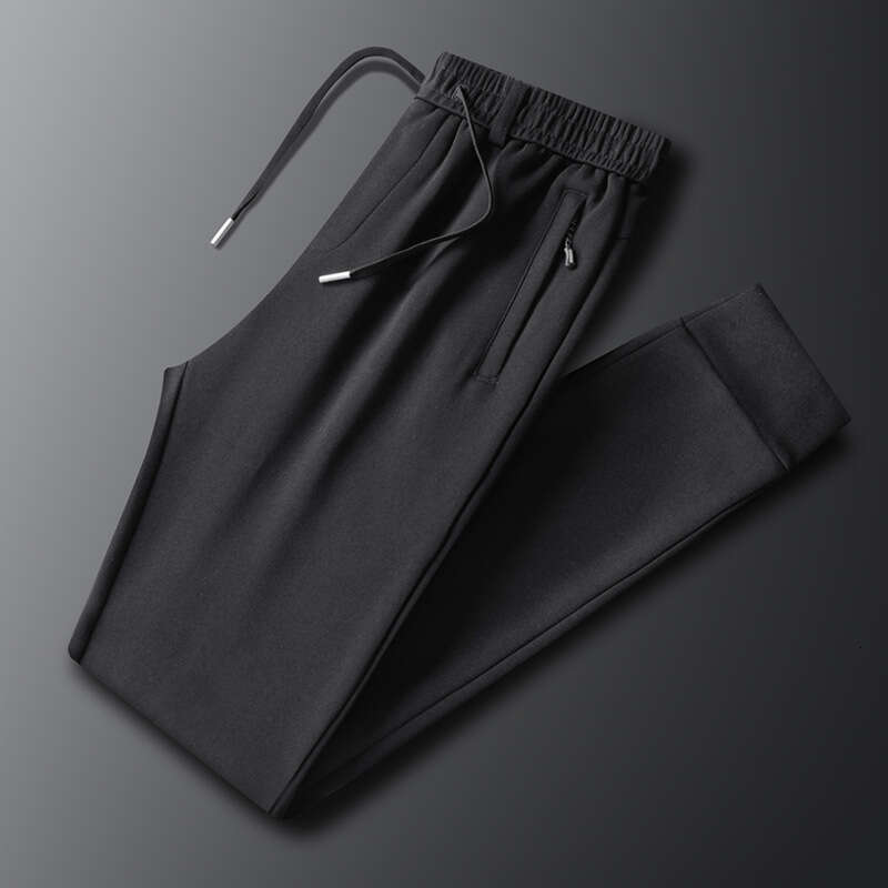 2024 Autumn New Cotton Plus Size Casual Long Leg Binding Sports Mens Sanitary Pants Super Elasticity and Sweat Pants Unisex Military Pants for Man