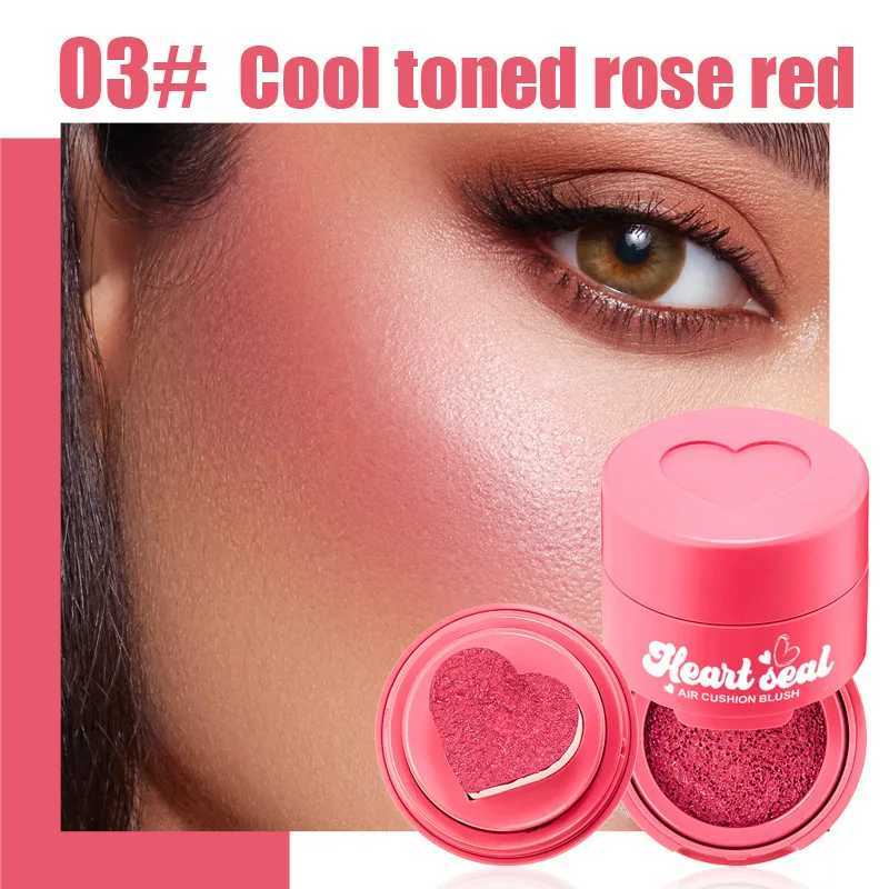 Soft Sponge Heart Stamp B Cushion Ber Liquid Cheek Rouge Tint Nourishing Natural Makeup Brightening ComplexionXJ241225
