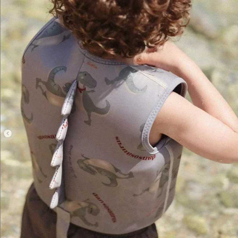 Lace baby buoyancy vest swimming assistance buoyancy vest inflatable childrens life vest baby swimsuit sunscreen vestW240724