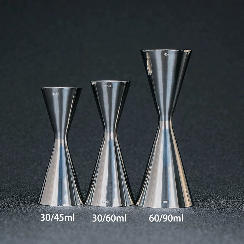 Japanese-Style Jigger Double Cocktail Jigger Bar Measures Bar Tools 30/60ml30/45ml 240726