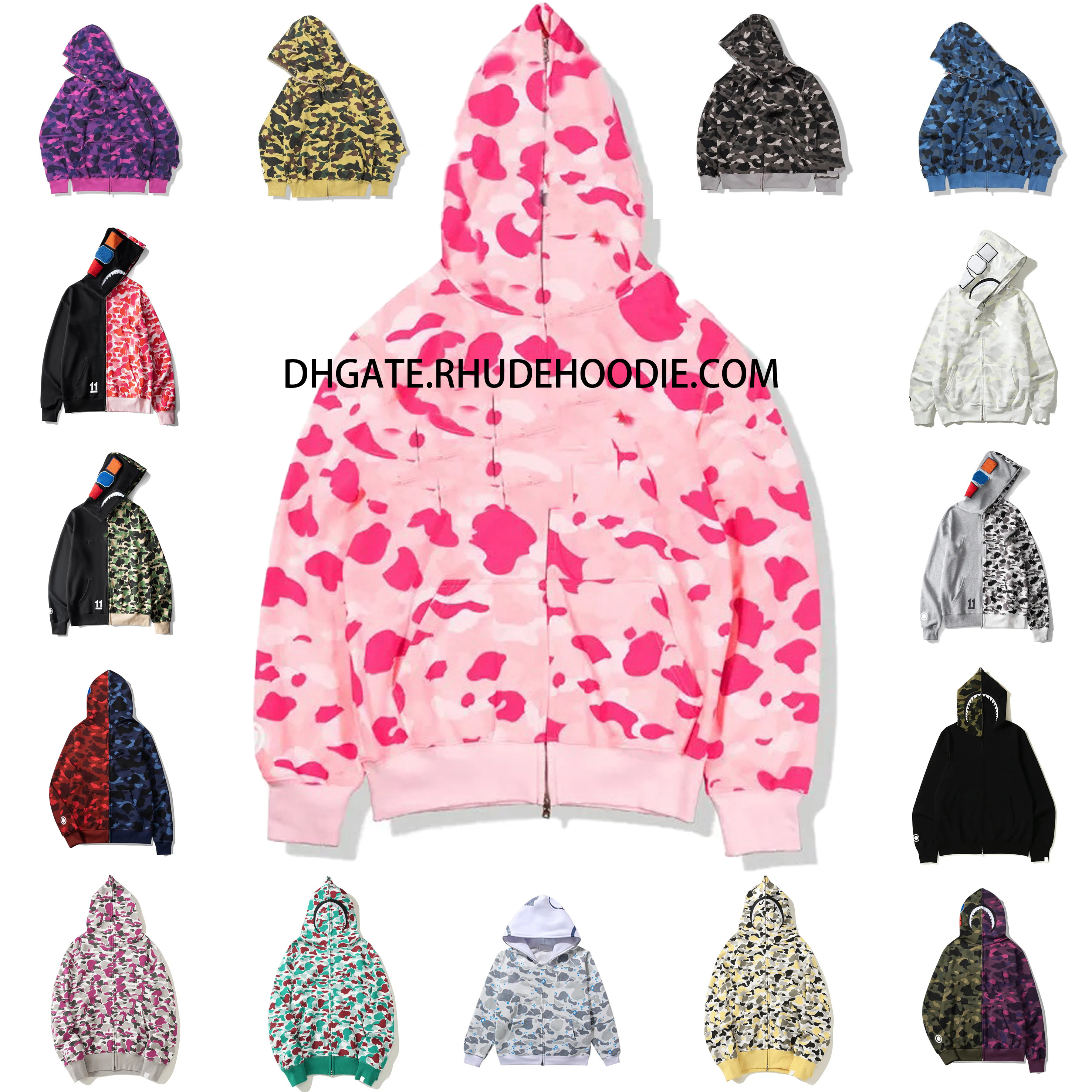 Hoodie Designer Hoodies Men Women Sweetwear Jacket Mouth Pattern Hoodie Print Sweatshirts For Male 23 Colors Womens Clothing Asian Size M-3XL