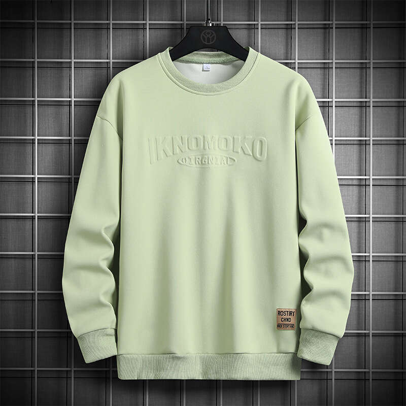 2024 Sweater Edition Korean Loose Fit Casual Long Sleeve T-shirt Autumn Coat Large Top Men's Men Hoodie Zip Hoodie Polo Jacket Mens Hoodie Sweats