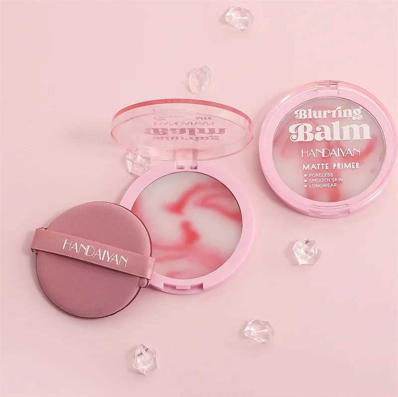 Pink oil control durable powder cake with cosmetic puff powder waterproof oil control matte concealer powderXJ250407