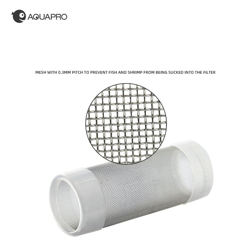 2pcs Aquarium Filter Stainless Steel Inlet Protective Net Cover Small Shrimp Fish Protection Mesh Accessories Water Akvarium