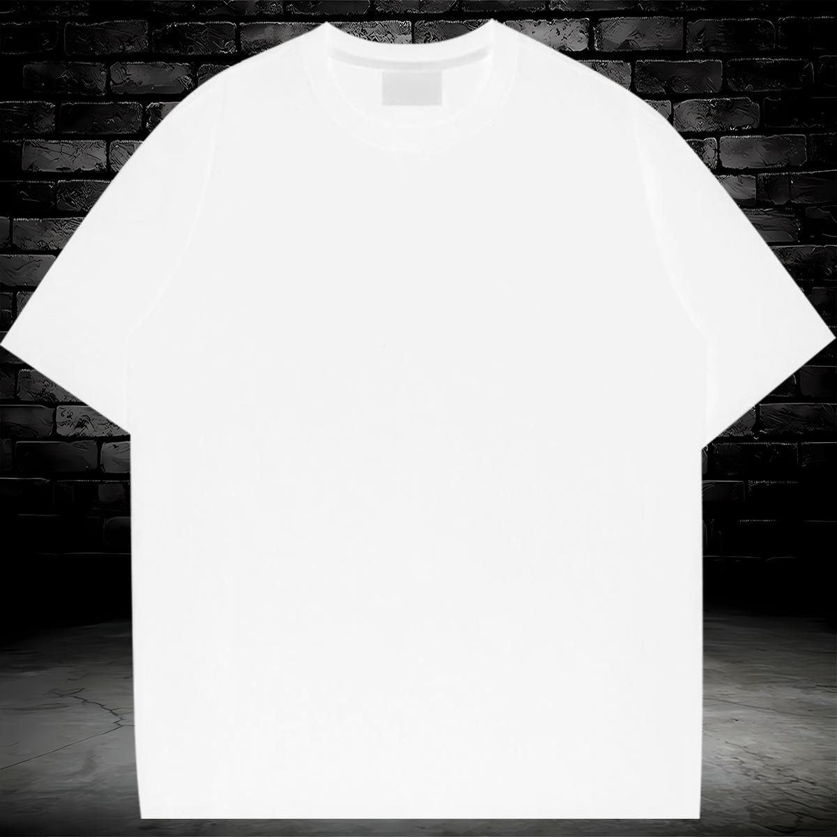 Classic T Shirts Women 230g Pure Cotton Short Sleeve O-Neck Sports Casual skull Woman Tshirt Loose Anime Oversized Top Shirts