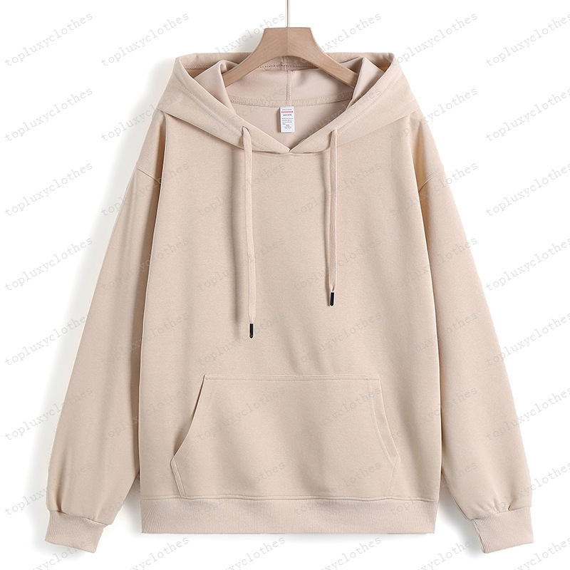 Hoodie men's and women's winter warm hooded long sleeved street wear pullover sweatshirt loose hooded pullover