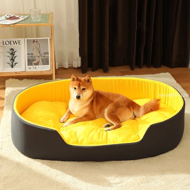 Double Sided Dog Bed Big Size Large Dogs House Sofa Kennel Soft Fleece Pet Dog Cat Warm Bed XL pet accessories