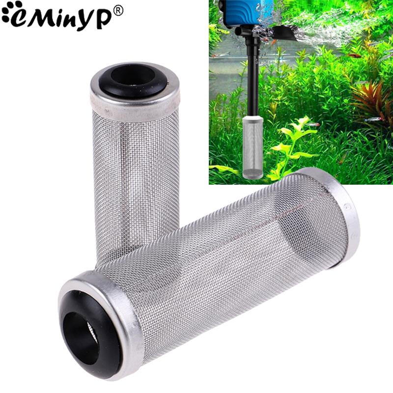 12/16mm Aquarium Inflow Inlet Filter Stainless Steel Mesh Net Guard Fish Tank Filter Accesories Intake Strainer Prefilter Cover