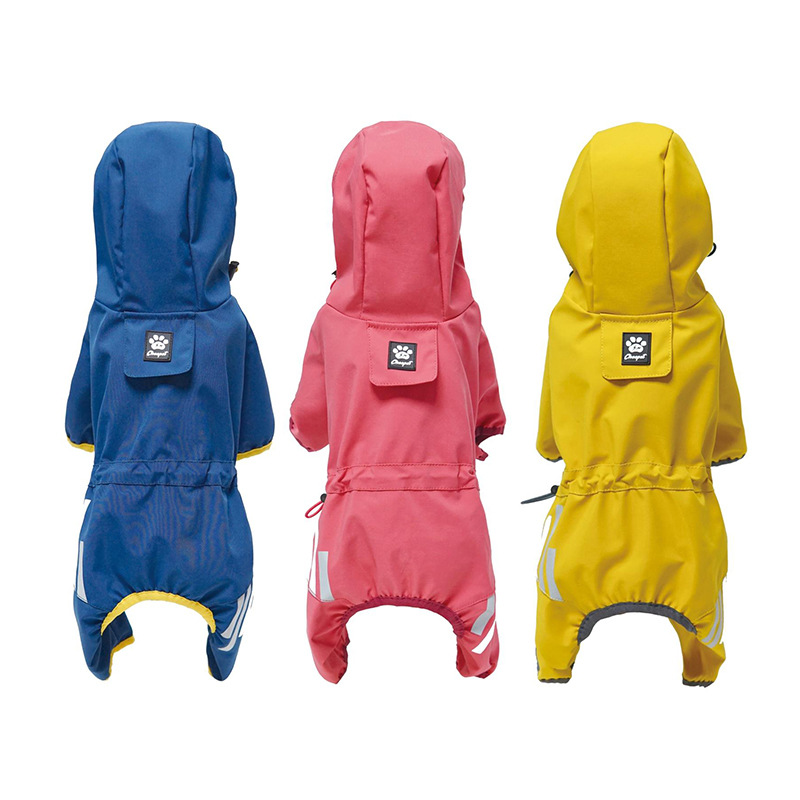 Fashion Raincoat For Dogs Waterproof Raincoat Jacket Coat Windproof For Small Medium Large Dogs Pet Fashion Clothes