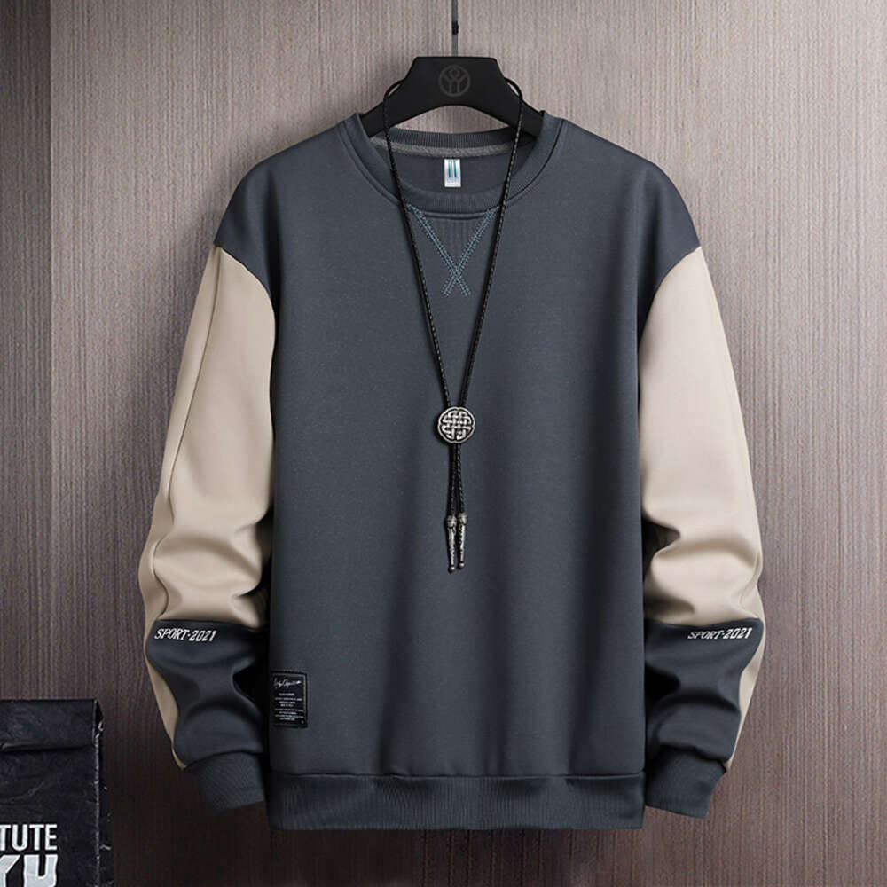 Sweatshirt for Men in Spring 2024, Base Shirt, Round Neck Sweatshirt, New Korean Version, Loose Long Sleeved T-shirt, Men's Style Hoody Season Ho
