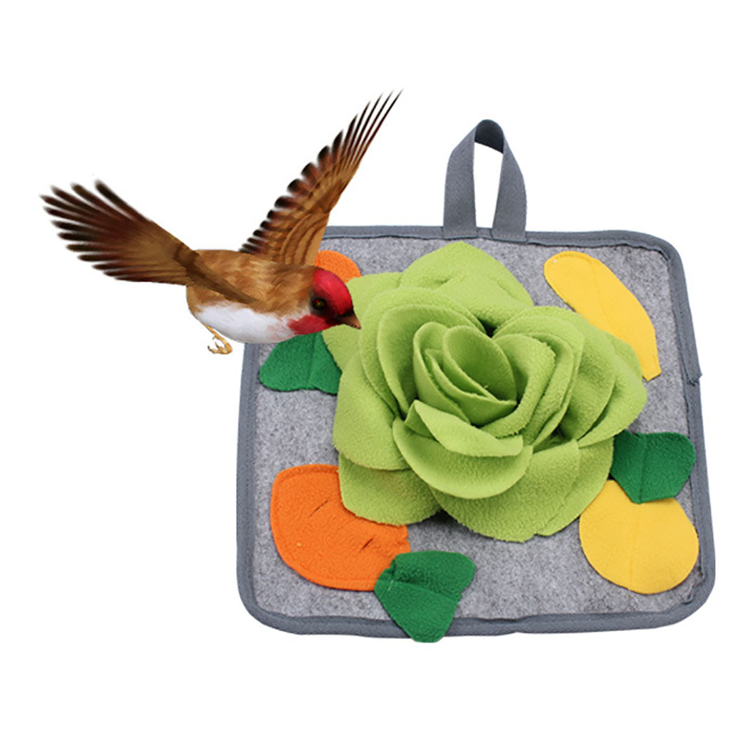 Pet Snuffle Mat for Dogs Encourages Natural Foraging Skills Kitten Puppy Rabbit Interactive Feed Game for Boredom Olfactory Pad