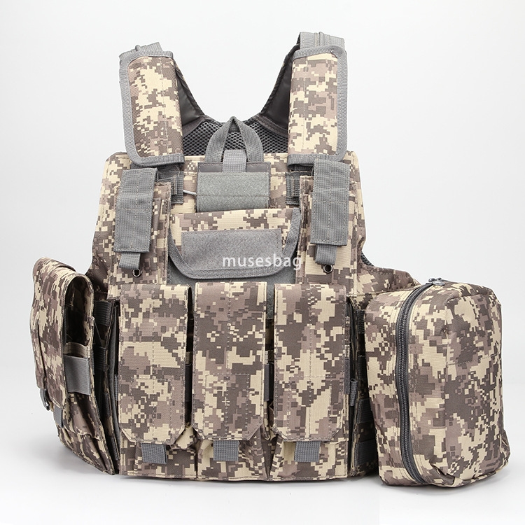 Ghost outdoor camouflage multi-functional tactical vest CS tactical vest vest manufacturers supply stock