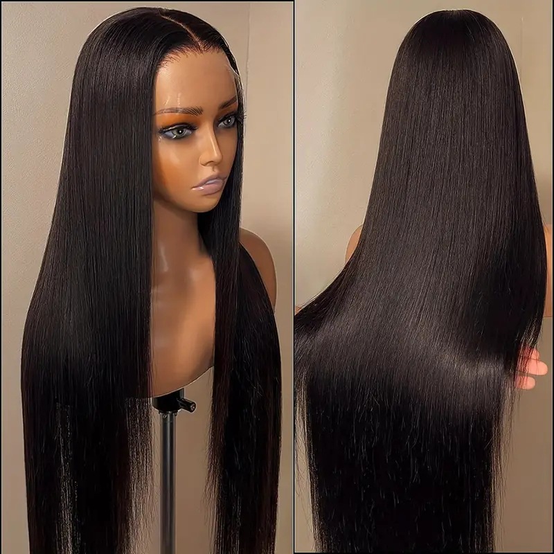 Glueless Wigs Human Hair Lace Frontal Wig Straight Human Hair Wig HD 13X4 13X6 Lace Front Wig 4X4 Gluless Wig Ready To Wear