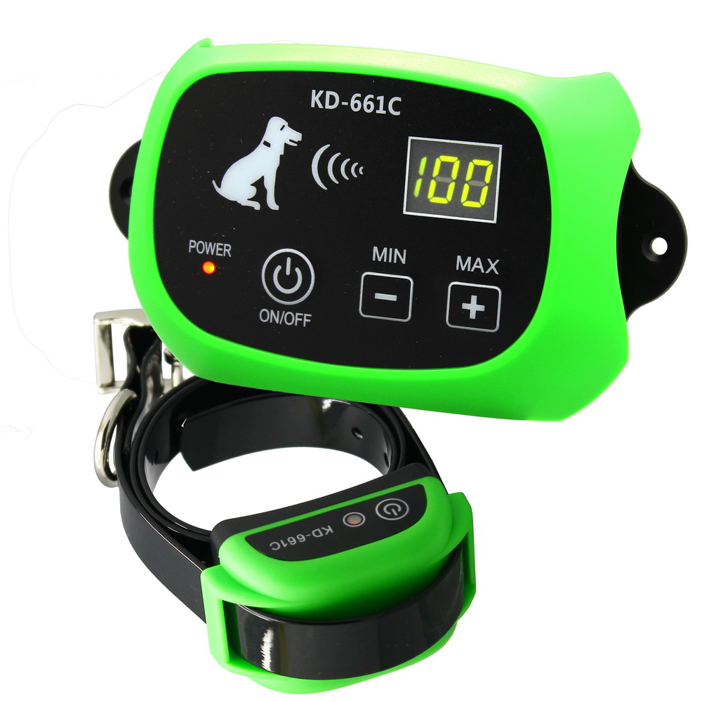 KPHRTEK KD-661C Waterproof Rechargeable Wireless Electronic Pet Fence System 1/2 DOG White Green Drop Shipping