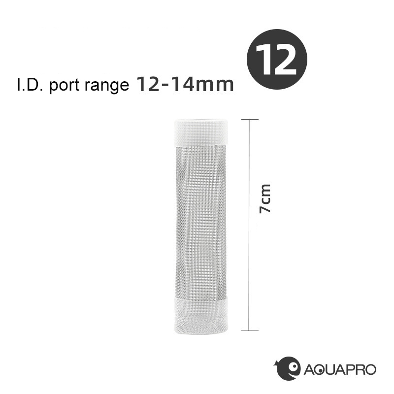 2pcs Aquarium Filter Stainless Steel Inlet Protective Net Cover Small Shrimp Fish Protection Mesh Accessories Water Akvarium