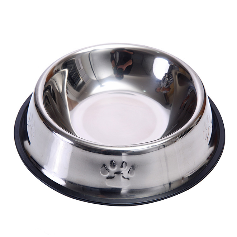 Stainless Steel Anti-Gulping Feeder Safe Washable Pet Food Water Bowl Small Medium Large Dog Slow Eating