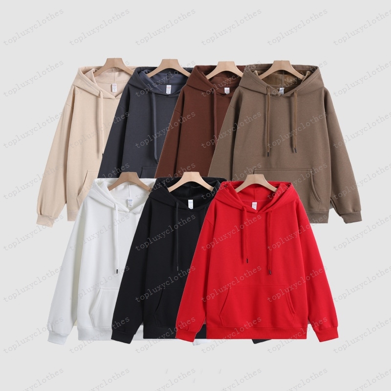 Hoodie men's and women's winter warm hooded long sleeved street wear pullover sweatshirt loose hooded pullover