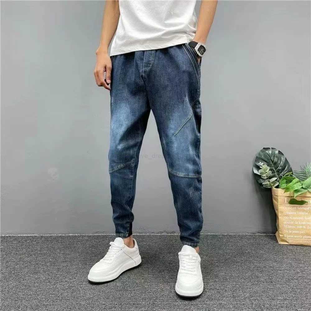 Spring Summer Cargo Jeans Men Streetwear Denim Jogger Pants Men Baggy Harem Jean Trousers pantalones hombre y2k streetwear Z240912