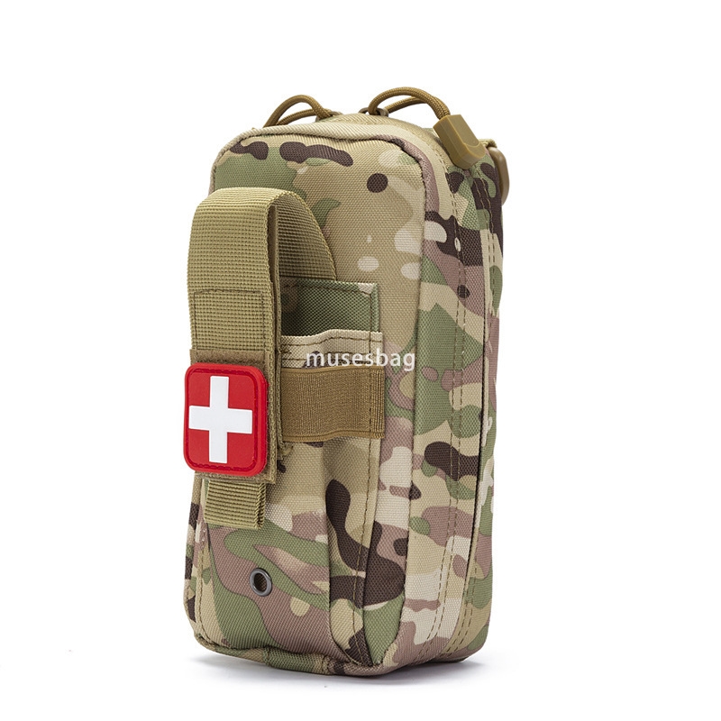 Tactical Medical kit Outdoor Camouflage accessory Bag Portable First Aid kit Multi-functional accessory Fanny Pack Military fan hanging bag