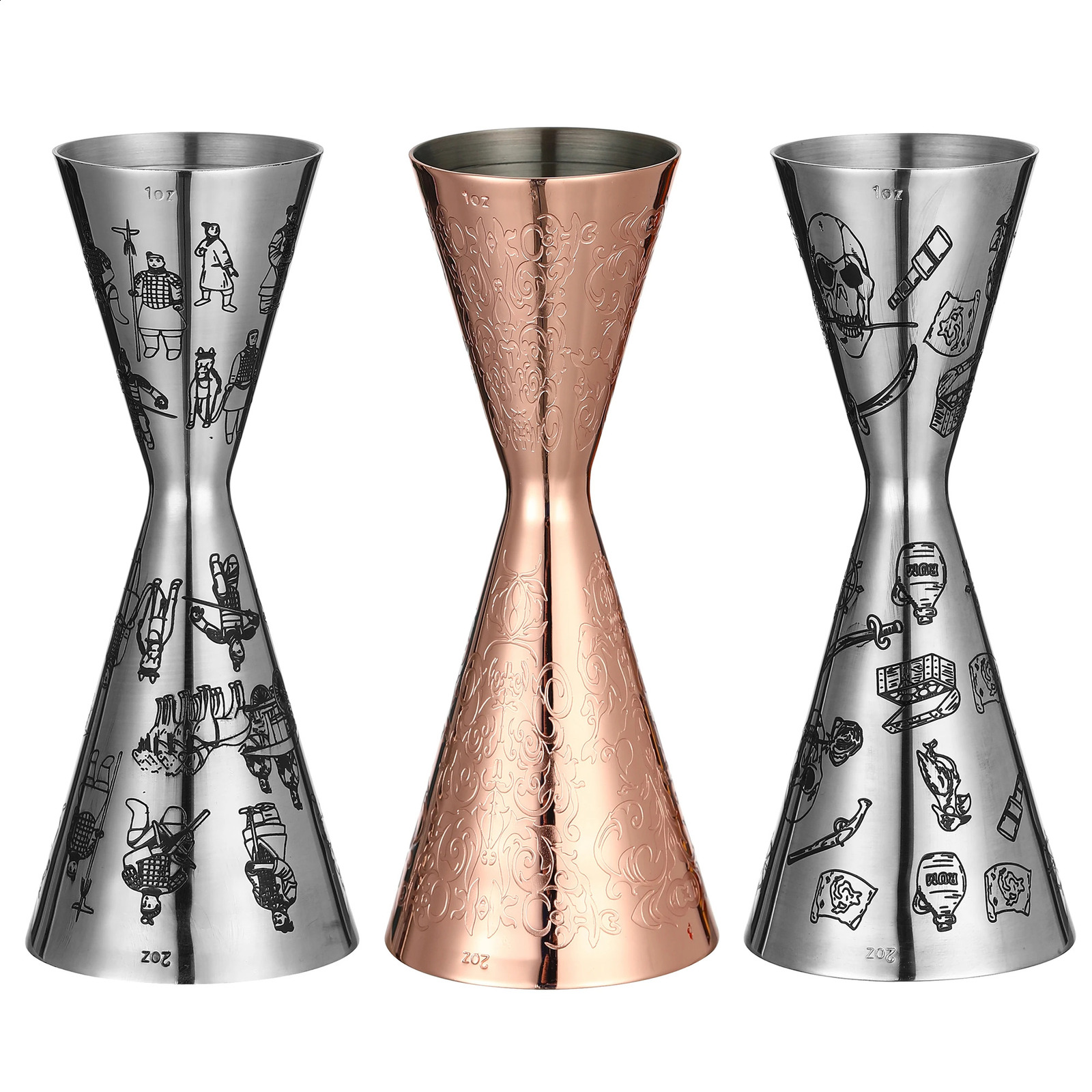 Japanese-Style Jigger Double Cocktail Jigger Bar Measures Bar Tools 30/60ml30/45ml 240726