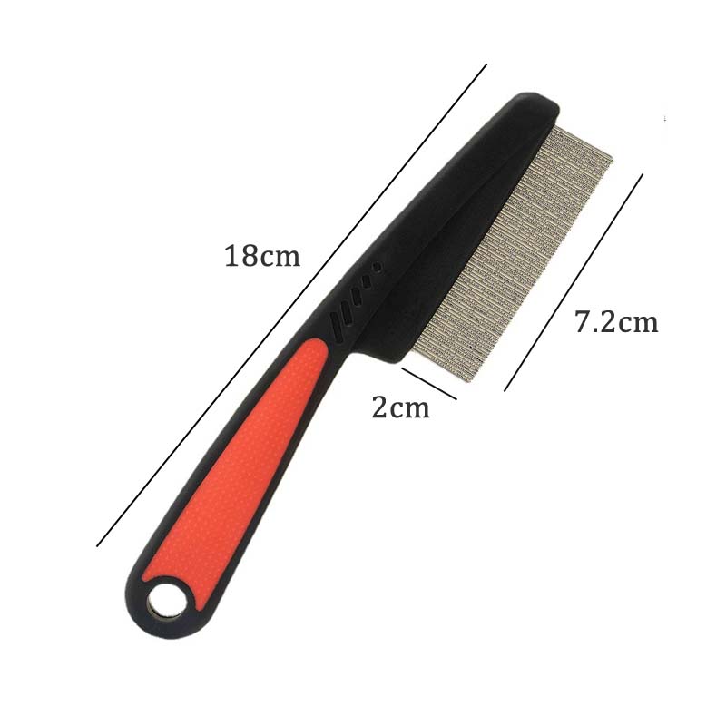 Pet StainlessSteel Comb Hair Flea Lice Removal Brush Cleaning Grooming Needle Combs Deworming Opening Knots Cat Accessories