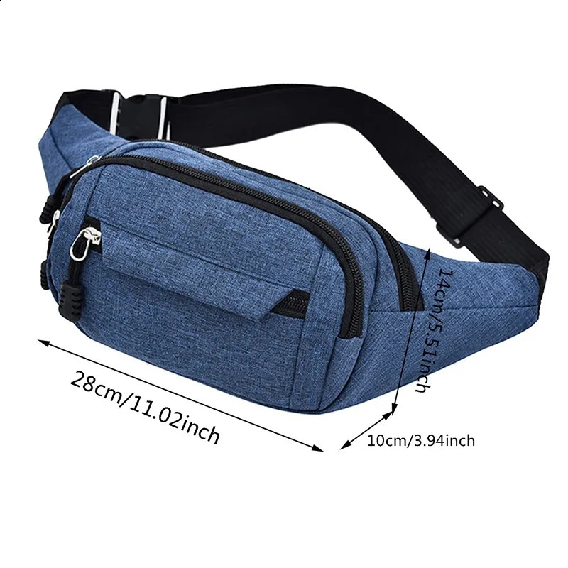 Hip Belly Banana Bum Chest Belt For Men Women Waist Bag Male Female Fanny Pack Pouch Murse Purse Kidney Row Bumbag y240830Z